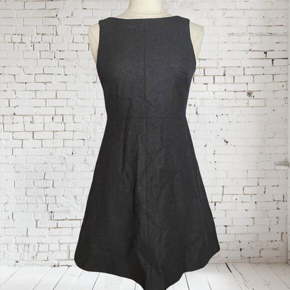 Ali Ro Dresses & Skirts - Ali Ro Fit & Flare Dress Sleeveless Gray Wool Blend Sz 4 Minimalist Career